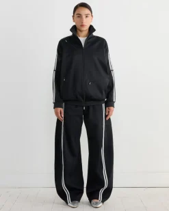 Active Knit Track Jacket in Navy