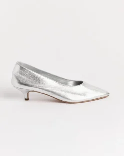 After Party Heel in Silver