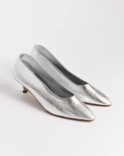 After Party Heel in Silver