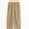 Airy Wide Pant in Khaki