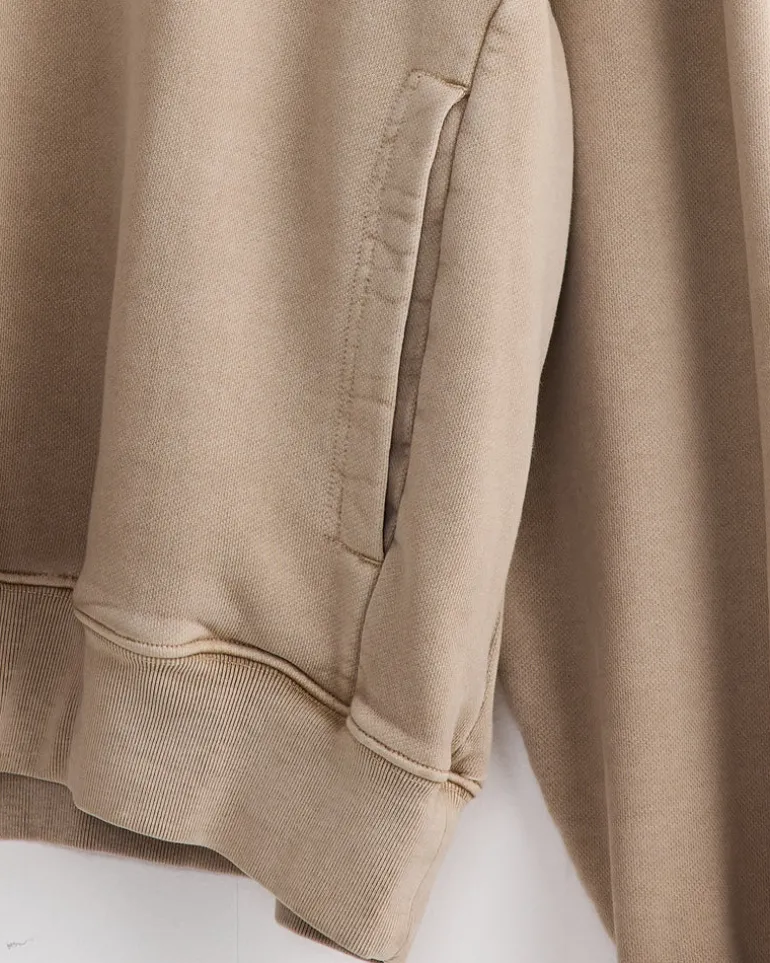 Alpina Pullover in 22oz French Terry Sand