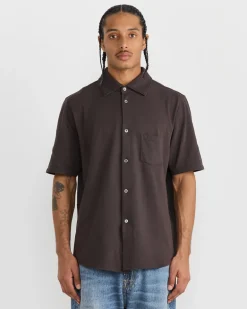 Analog Shirt in Deep Brown