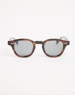 Arnie Sunglasses in Demi Amber/Grey