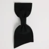 Asymmetrical Bow in Black