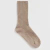 Baby Cashmere Night Socks in Natural Brown