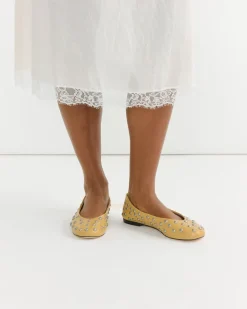 Bailarina Shoes in Butter