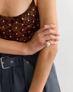 Ball Ring in Sterling Silver