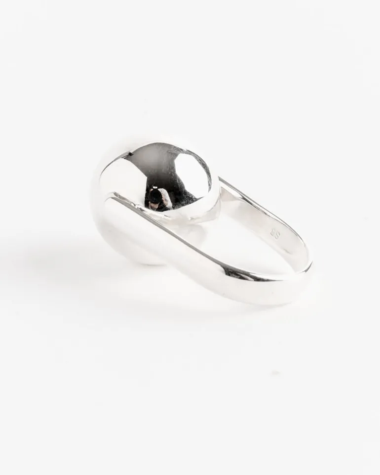 Ball Ring in Sterling Silver