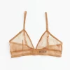 Bare Minimal Soft Triangle Bra in Caramel