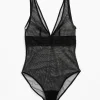 Bare Soft Cup Bodysuit in Black