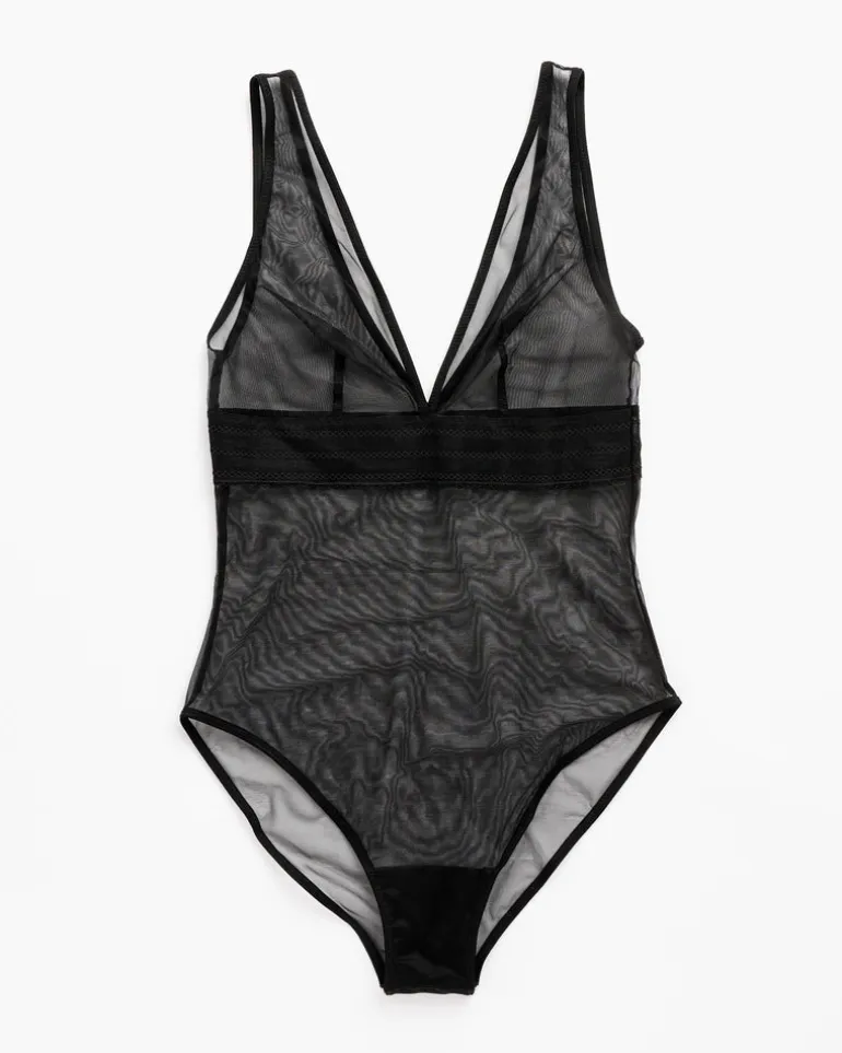 Bare Soft Cup Bodysuit in Black