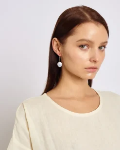 Baroque Earrings in Pearl