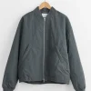 Basement Bomber Jacket in Slate