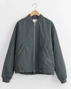 Basement Bomber Jacket in Slate