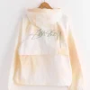 Beach Shell Wave Dye Hoodie in Bone