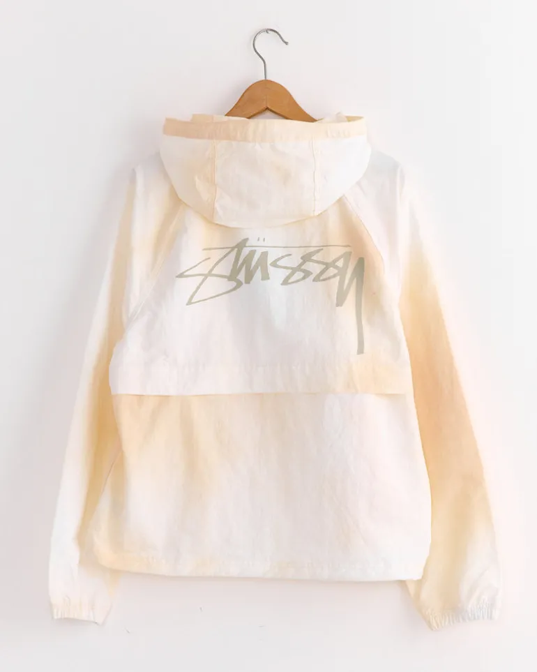 Beach Shell Wave Dye Hoodie in Bone