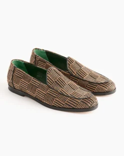 Belgee in Brown Raffia