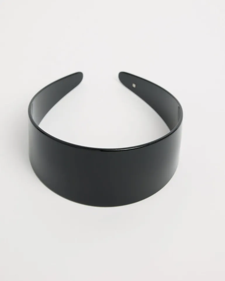 Bessette Headband in Noir