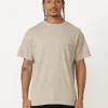 Big Pocket Tee in Washed Taupe