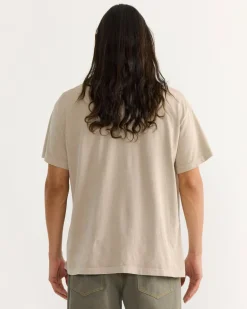 Big Pocket Tee in Washed Sand