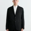 Blazer in Wool Gabardine Black