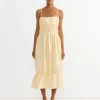 Bluma Dress in Light Yellow