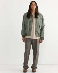 Bomber Jacket in Khaki