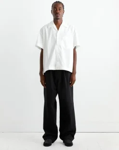 Bongo Shirt in Organic Poplin White
