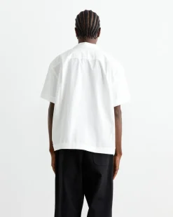 Bongo Shirt in Organic Poplin White