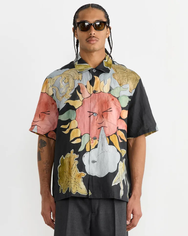 Box Shirt in Solar Power Print