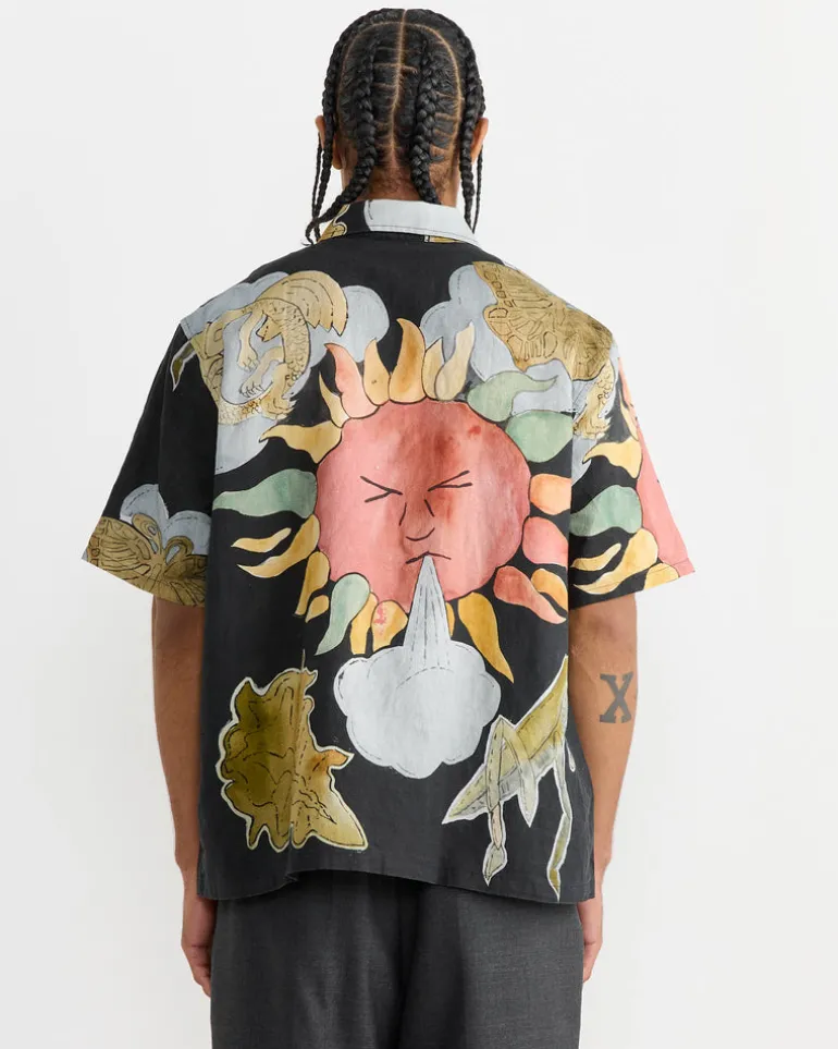Box Shirt in Solar Power Print