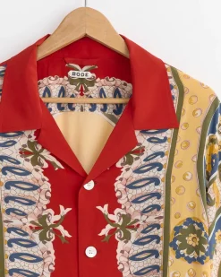 Bricolage Shirt in Red Multi