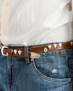 Bridle Leather Belt in Claw Hazel