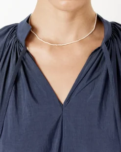 Brujeria Necklace in Rice Pearl