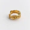 Bubble Ring in Gold Plated