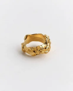 Bubble Ring in Gold Plated