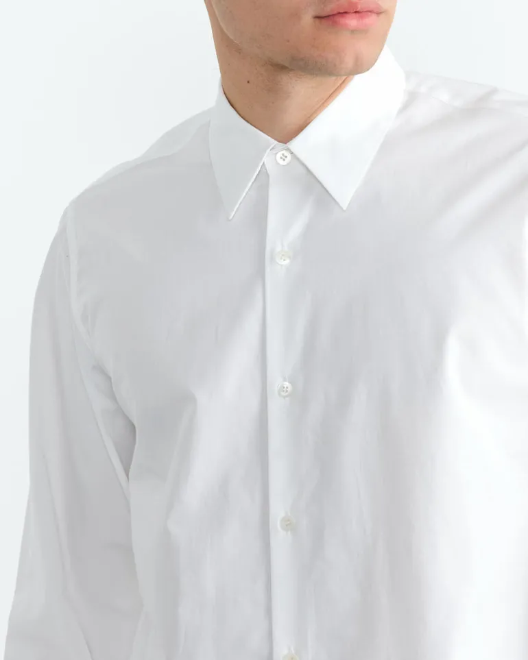 Button-Down Shirt in White