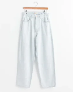 California Wide Denim in Pale Blue