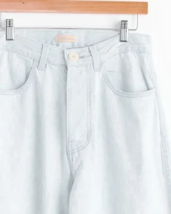 California Wide Denim in Pale Blue