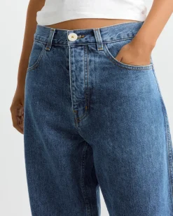 California Wide Pant in Cowboy Blue