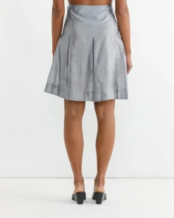 Camilla Midi Skirt in Dark Grey