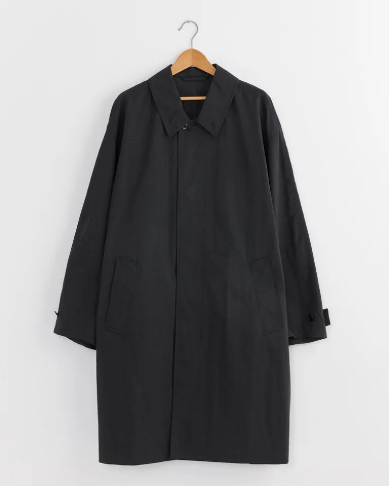 Car Coat in Zinc