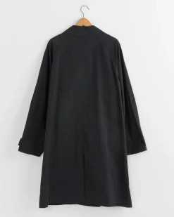 Car Coat in Zinc