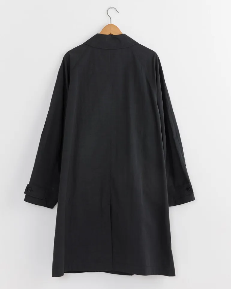 Car Coat in Zinc