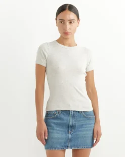 Car Tee in Heather Grey