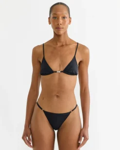 Carolina Bikini Top in Black
