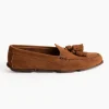 Castalla Driver Loafer in Tabac