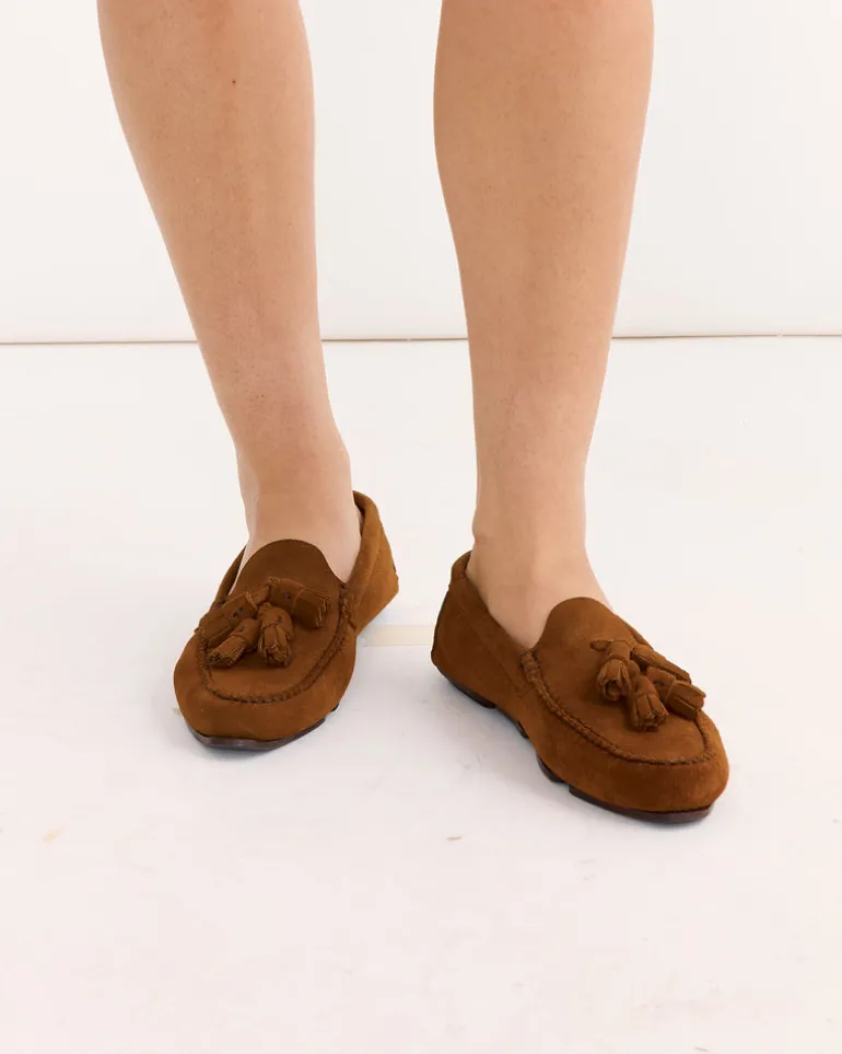 Castalla Driver Loafer in Tabac