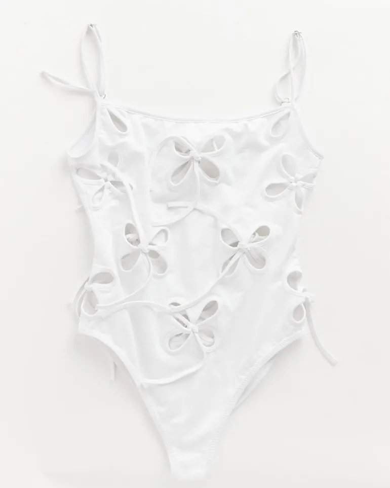 Chilla Petal One Piece in White