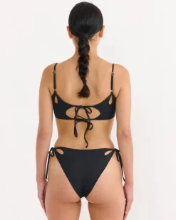 Chilla Tankini Top in Black